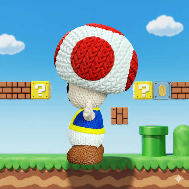 Toad - Knitted - Crochet