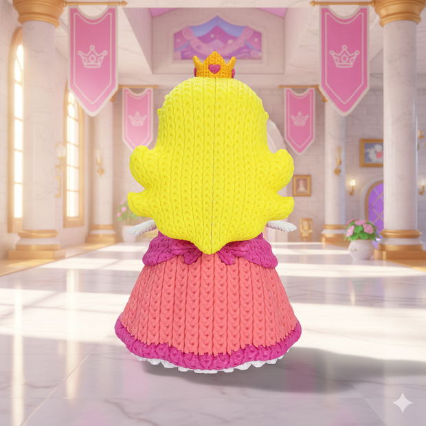Princess Peach - Knitted - Crochet