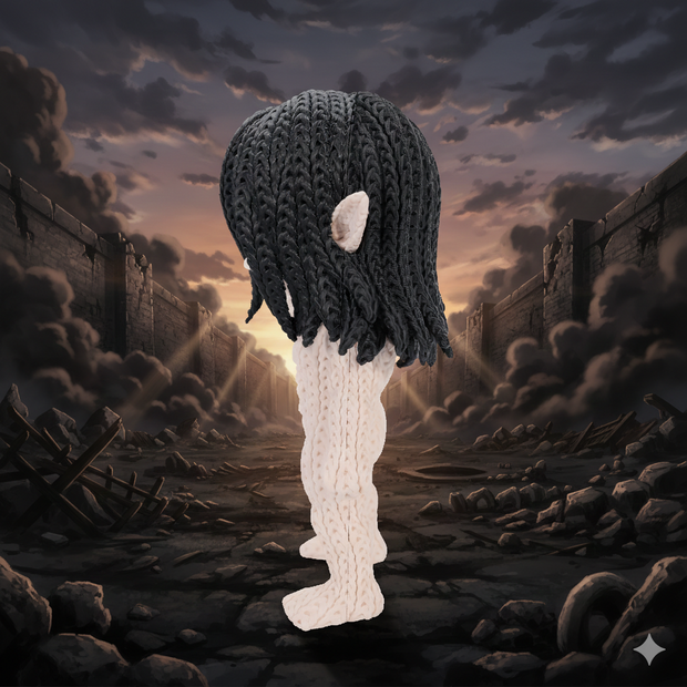Titán de Ataque | Titán de Eren - Knitted - Crochet