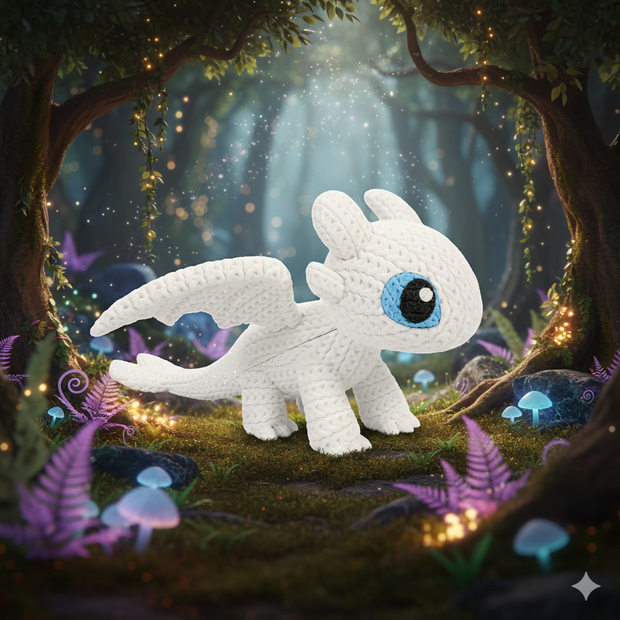 Light Fury - Knitted - Crochet