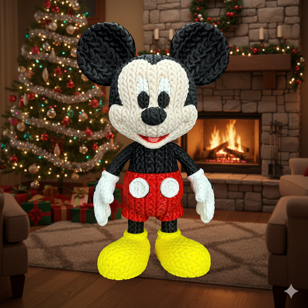 Mickey - Knitted - Crochet