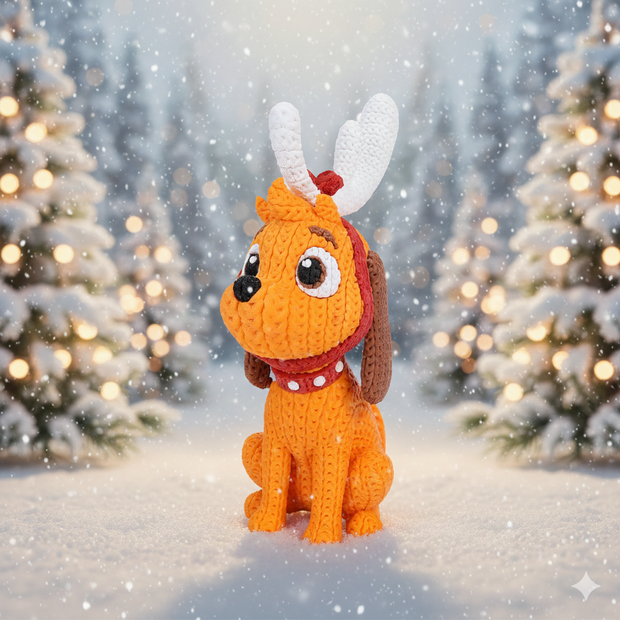 Max - The Grinch’s Dog - Knitted