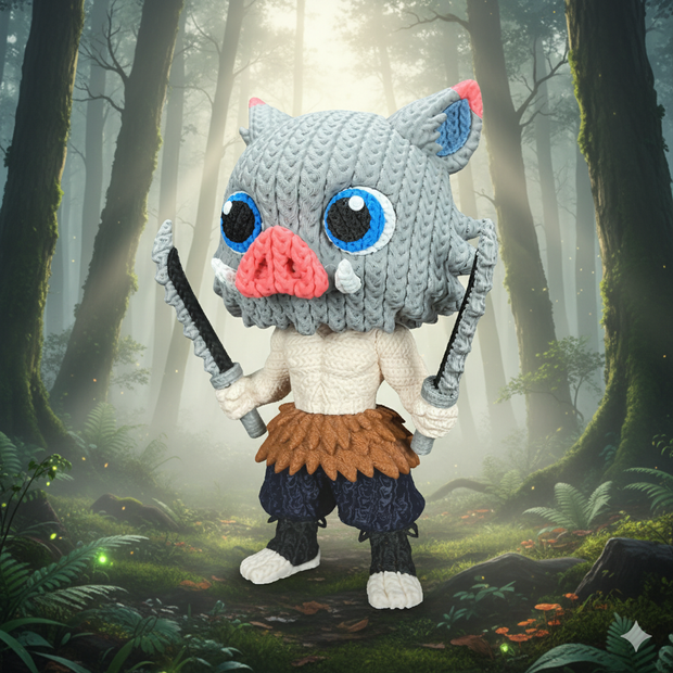 Inosuke - Knitted - Crochet
