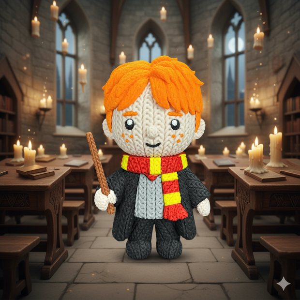 Ron Weasley - Knitted - Crochet