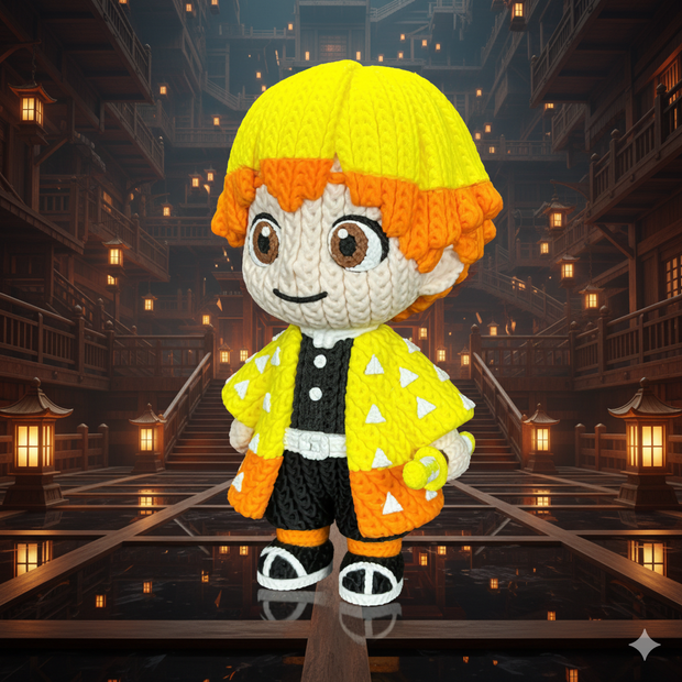 Zenitsu - Knitted - Crochet