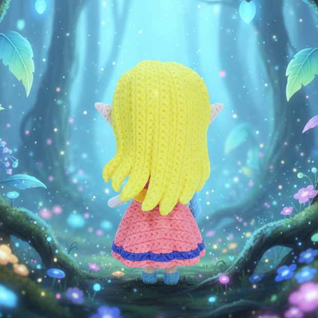 Princess Zelda - Knitted - Crochet