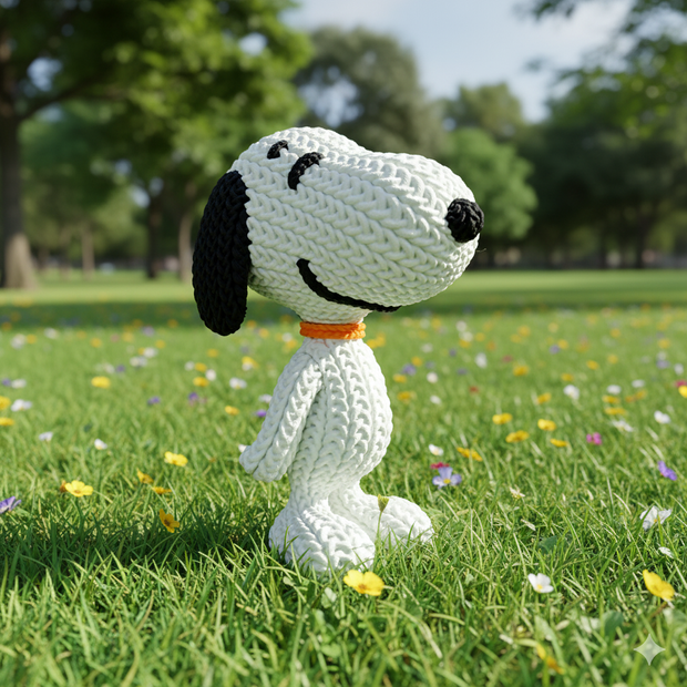 Snoopy - Knitted - Crochet