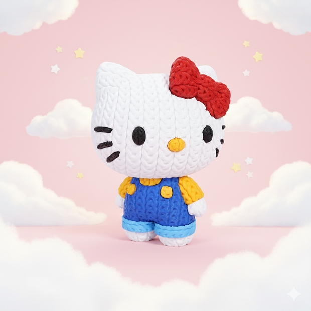 Hello Kitty - Knitted - Crochet