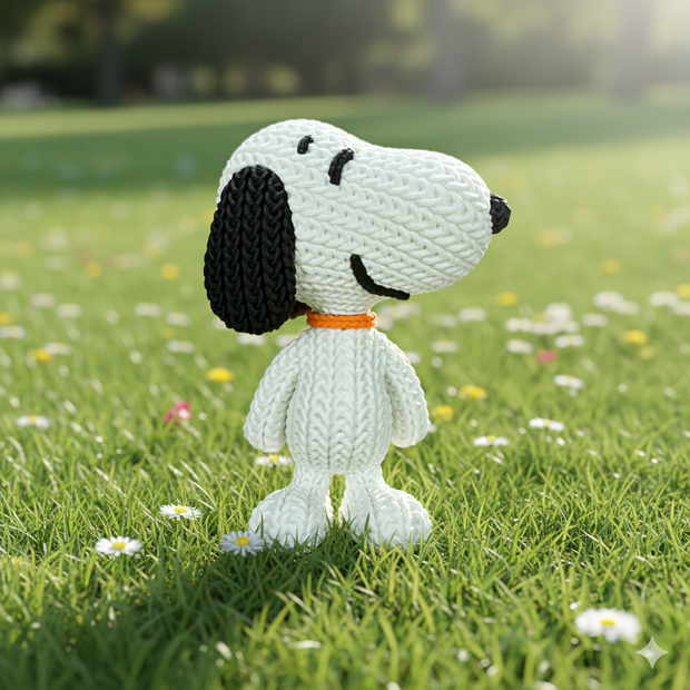 Snoopy - Knitted - Crochet