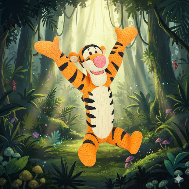Tigger - Knitted - Crochet