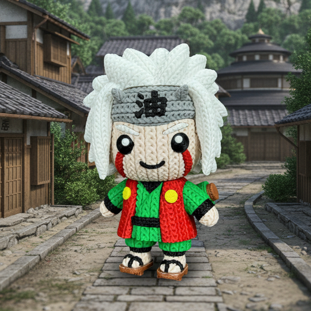 Jiraiya - Knitted - Crochet