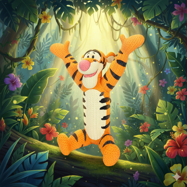 Tigger - Knitted - Crochet