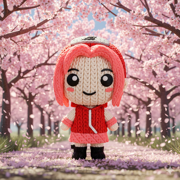 Sakura - Knitted - Crochet