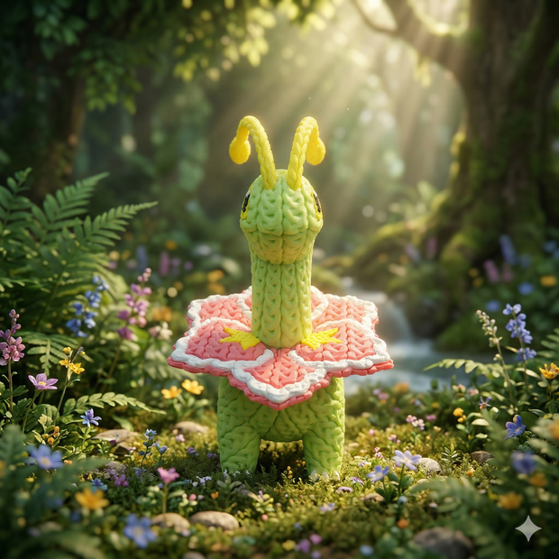 Meganium - Knitted - Crochet