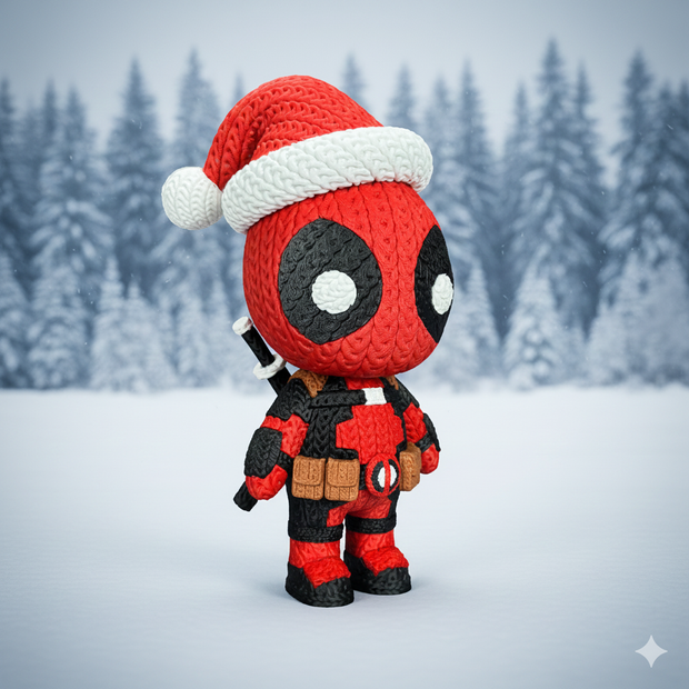 Deadpool - Knitted - Crochet