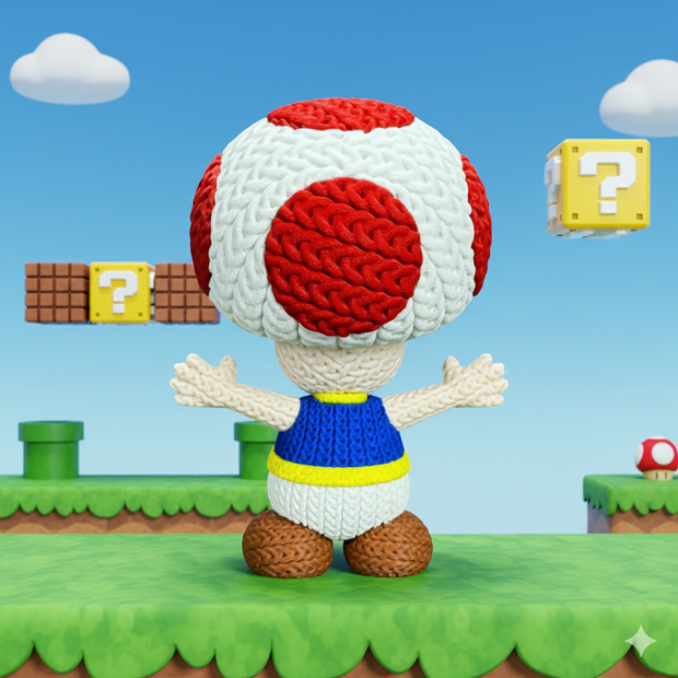 Toad - Knitted - Crochet