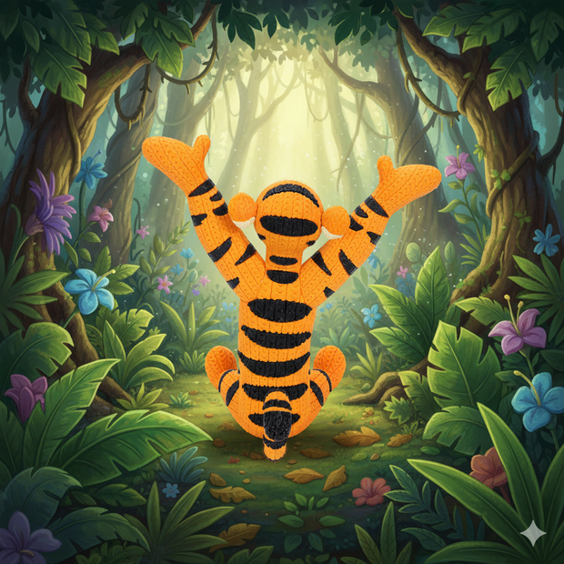 Tigger - Knitted - Crochet
