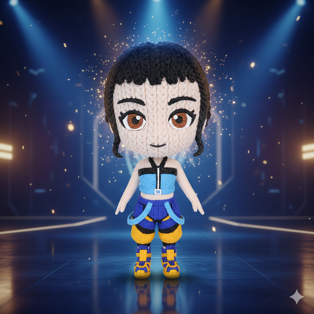 Zoey | HUNTR/X - KPop Demon Hunters - Knitted