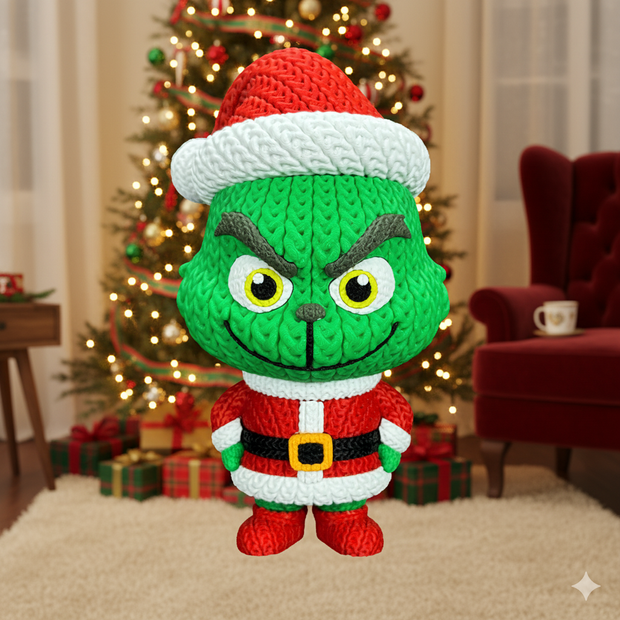 Grinch - Knitted - Crochet