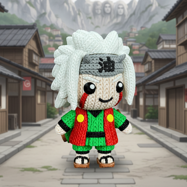Jiraiya - Knitted - Crochet