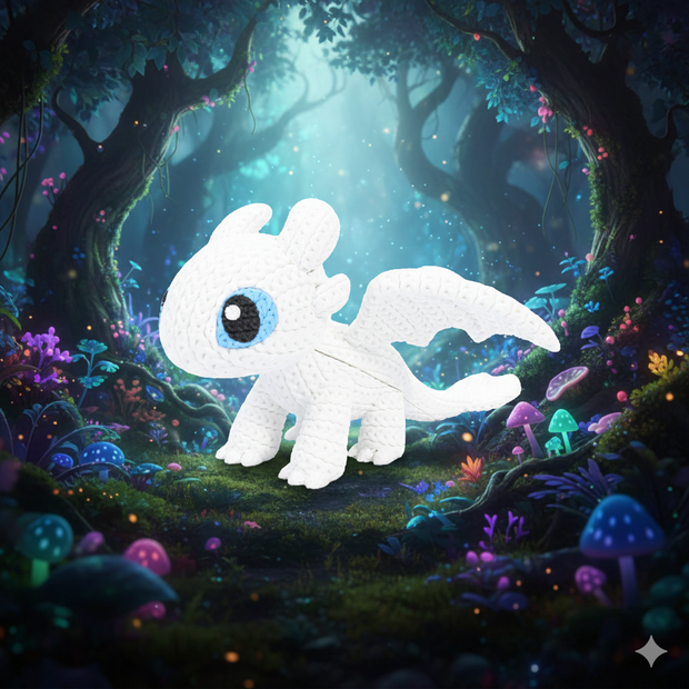Light Fury - Knitted - Crochet