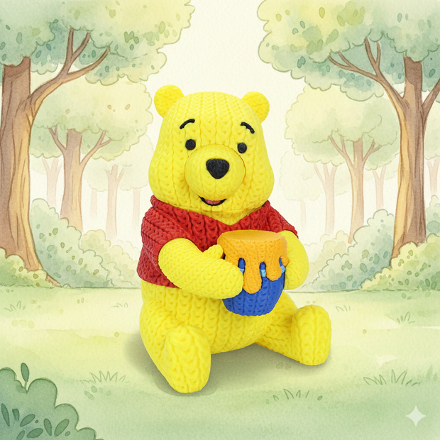 Winnie the Pooh - Knitted