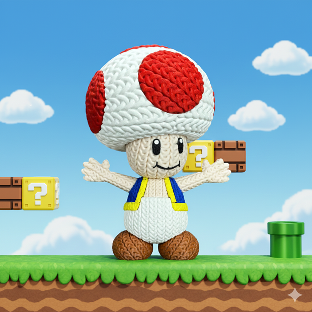 Toad - Knitted - Crochet