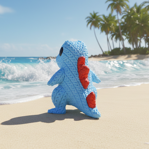 Pokemon Totodile - Knitted - Crochet