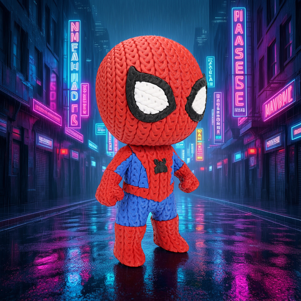 Spider Man - Knitted - Crochet