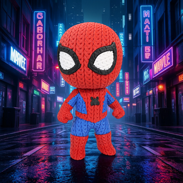 Spider Man - Knitted - Crochet