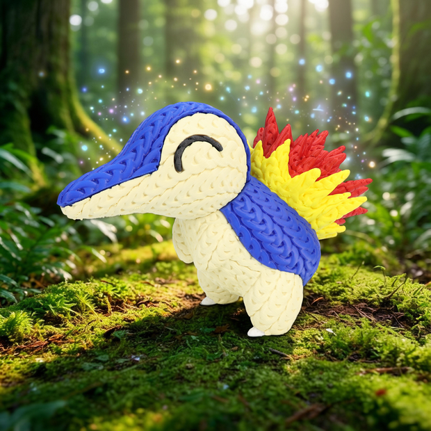Pokemon Cyndaquil - Knitted - Crochet