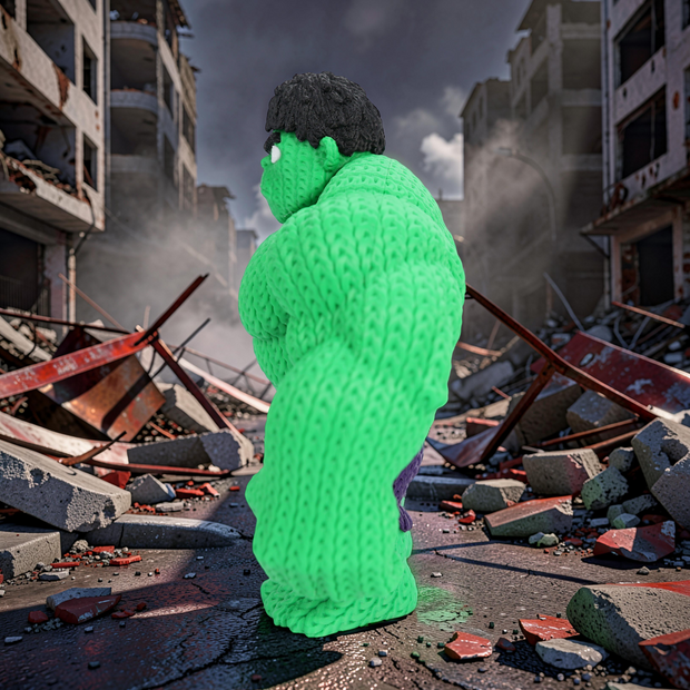 Hulk - Knitted - Crochet