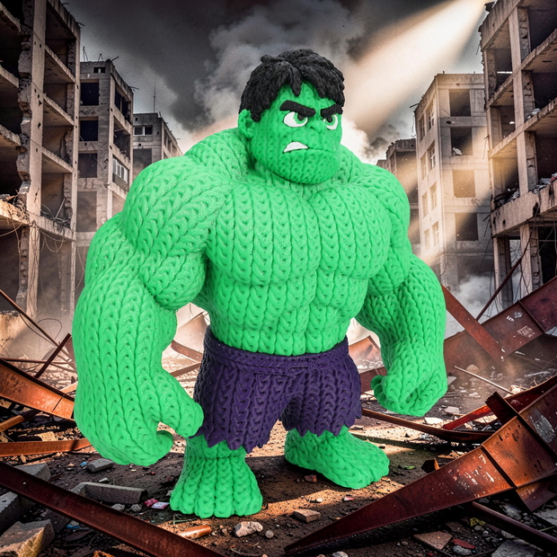 Hulk - Knitted - Crochet