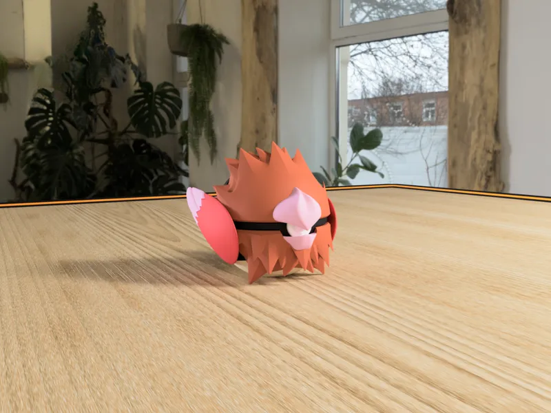 #0021 Spearow Pokéball 3D | Decoración Pokémon