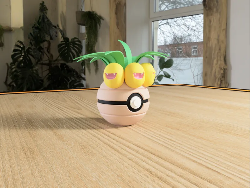 #0103 Exeggutor Pokéball 3D | Decoración Pokémon