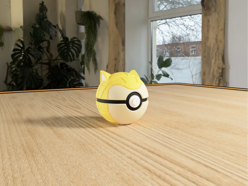#0027 Sandshrew Pokéball 3D | Decoración Pokémon