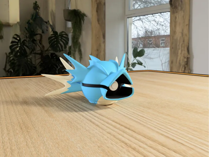 #0117 Seadra Pokéball 3D | Decoración Pokémon