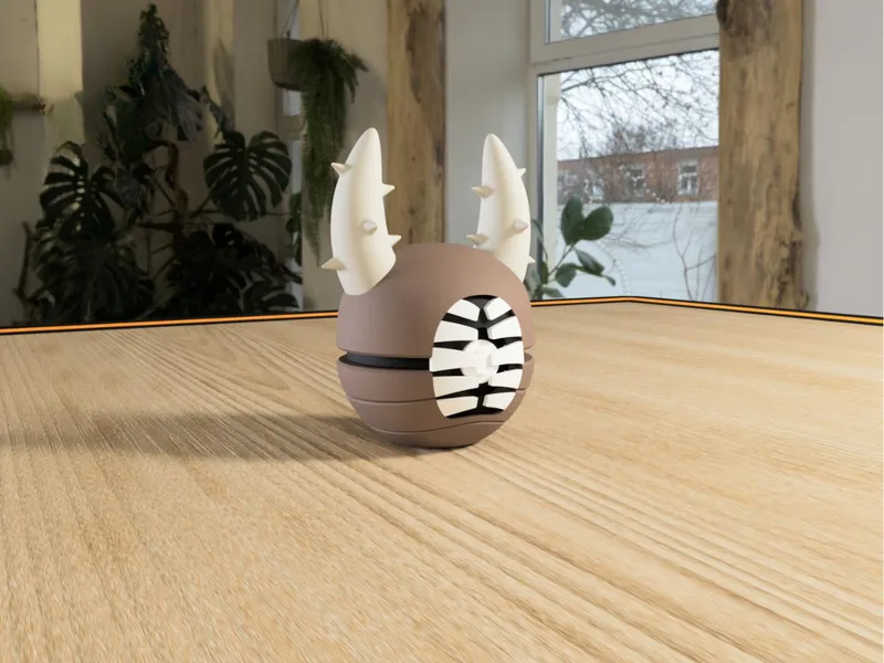 #0127 Pinsir Pokéball 3D | Decoración Pokémon