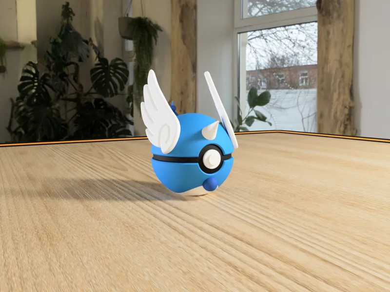 #0148 Dragonair Pokéball 3D | Decoración Pokémon