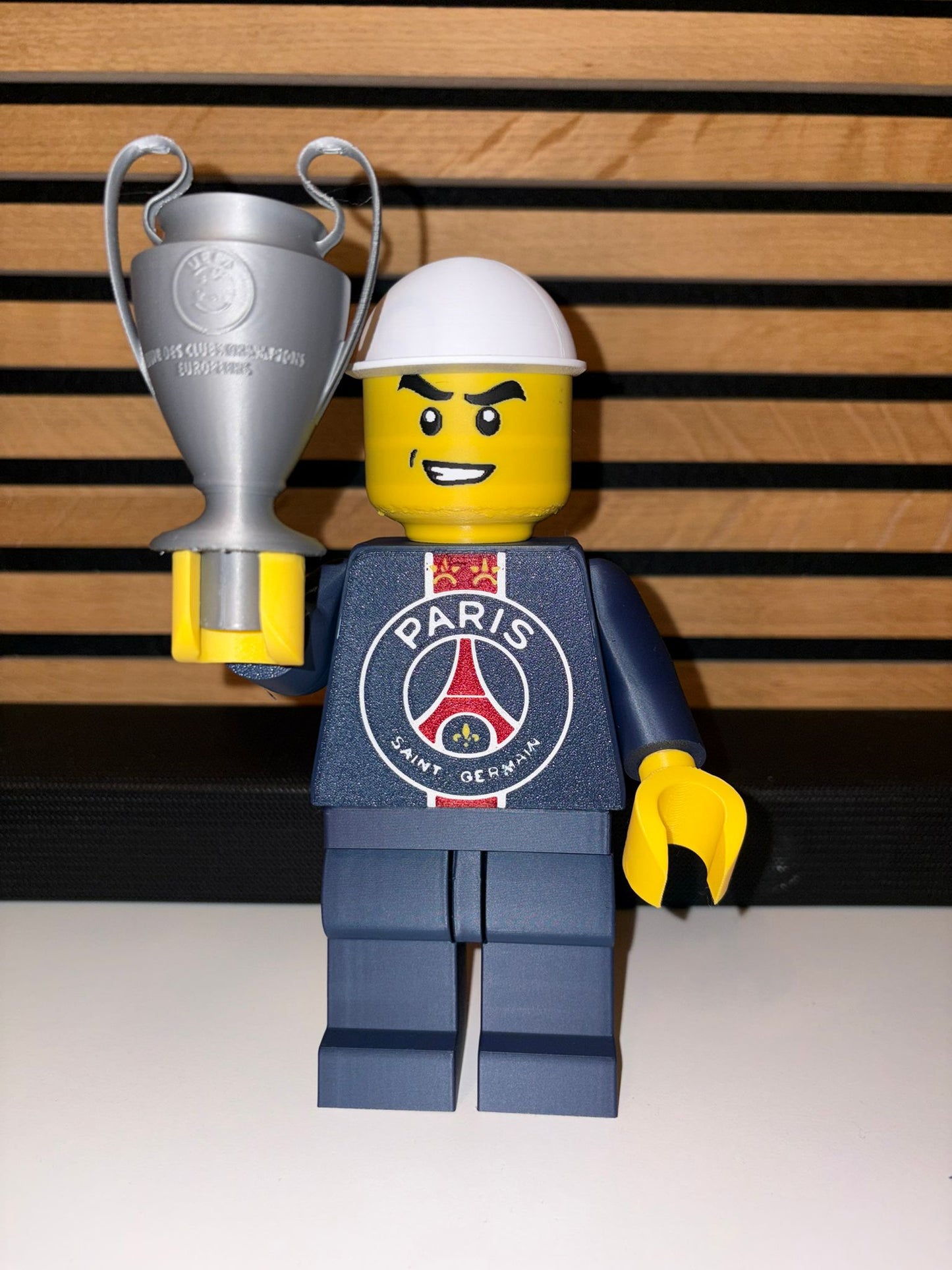 Lego PSG con champions y 2 estrellas