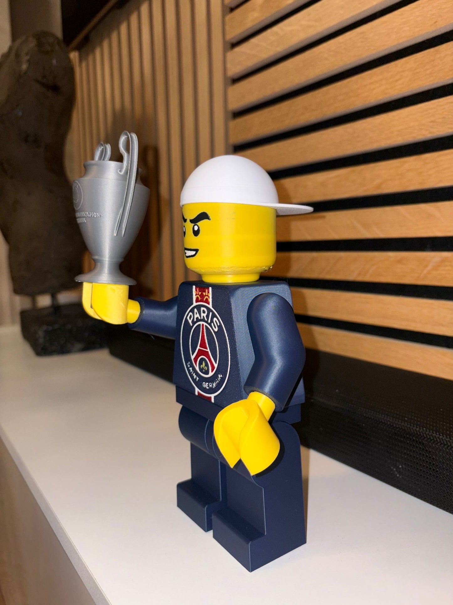 Lego PSG con champions y 2 estrellas