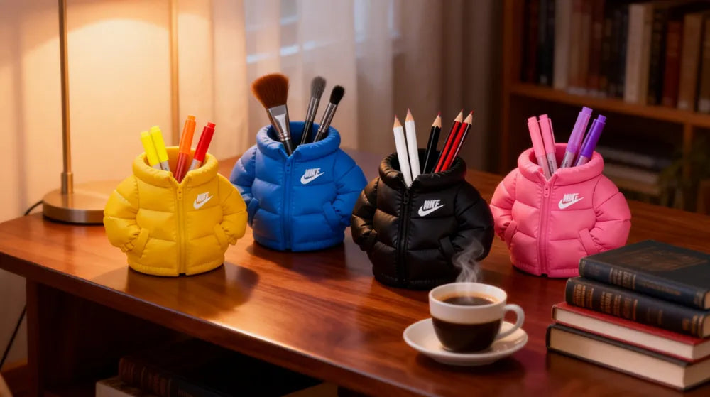 Portalápices de chaqueta Nike de plumón