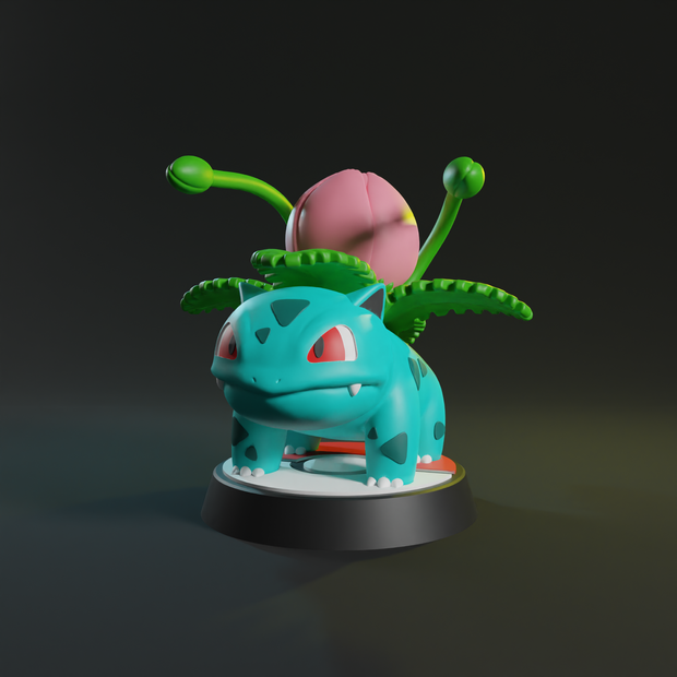 Pokemon Ivysaur - STL & 3mf Multicolor