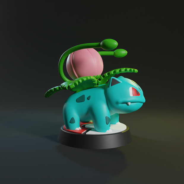 Pokemon Ivysaur - STL & 3mf Multicolor