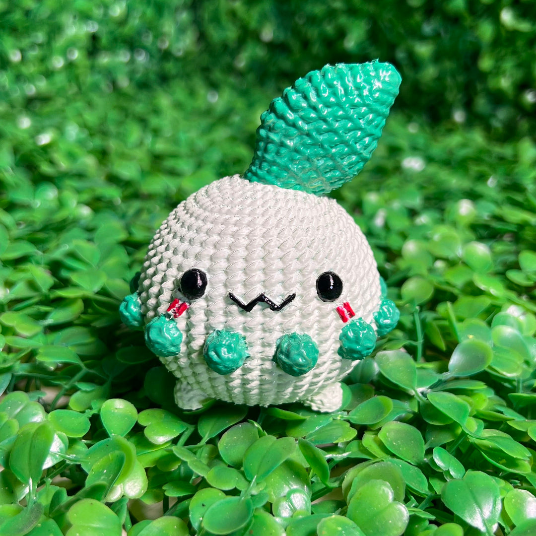 Pokemon Chikorita Crochet Knitted - Keychain & Piggy bank