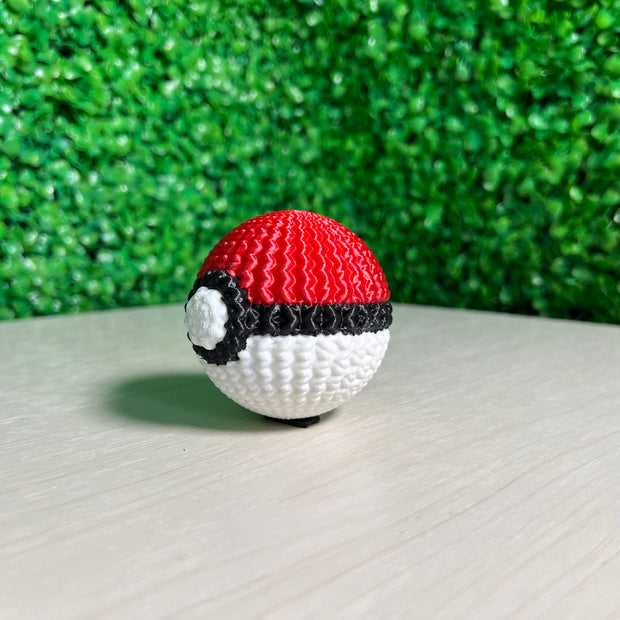 Pokeball Crochet Knitted - STL & 3mf Multicolor