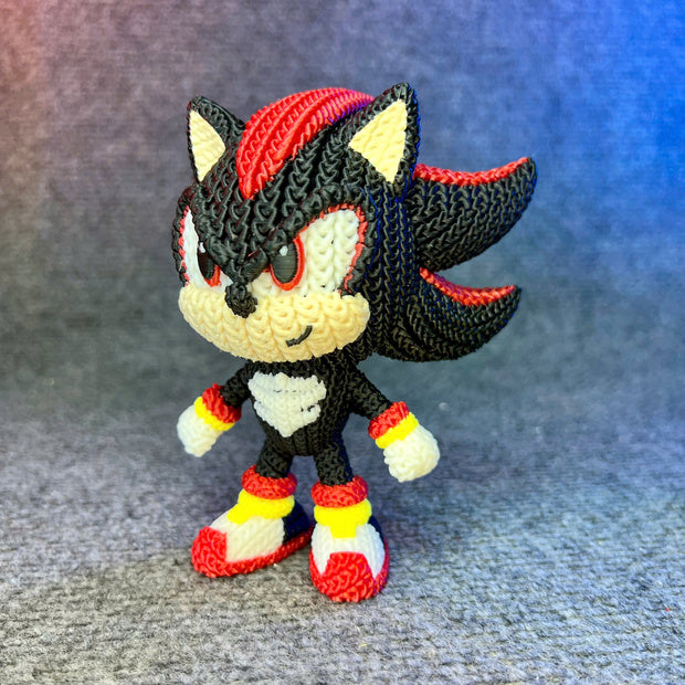 Shadow the Hedgehog Knitted - Crochet - Sonic