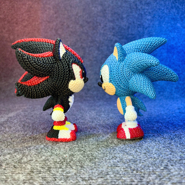 Shadow the Hedgehog Knitted - Crochet - Sonic