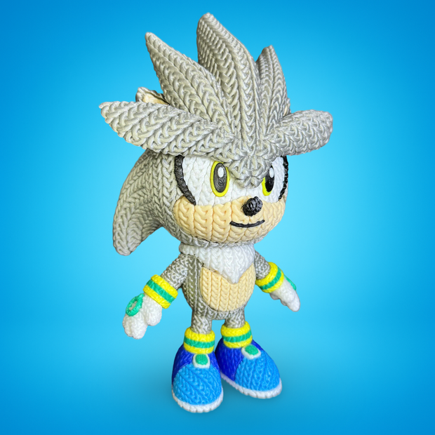 Silver the Hedgehog Crochet - Knitted