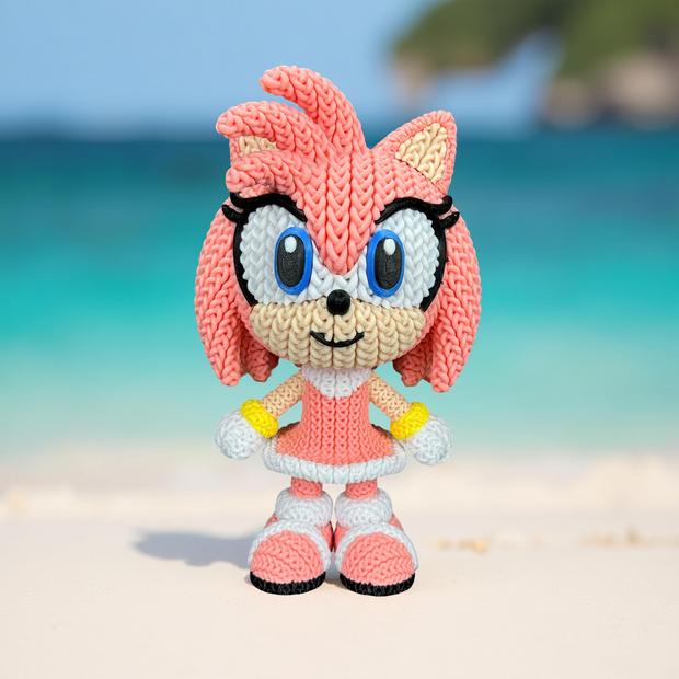 Amy Rose - Knitted - Crochet